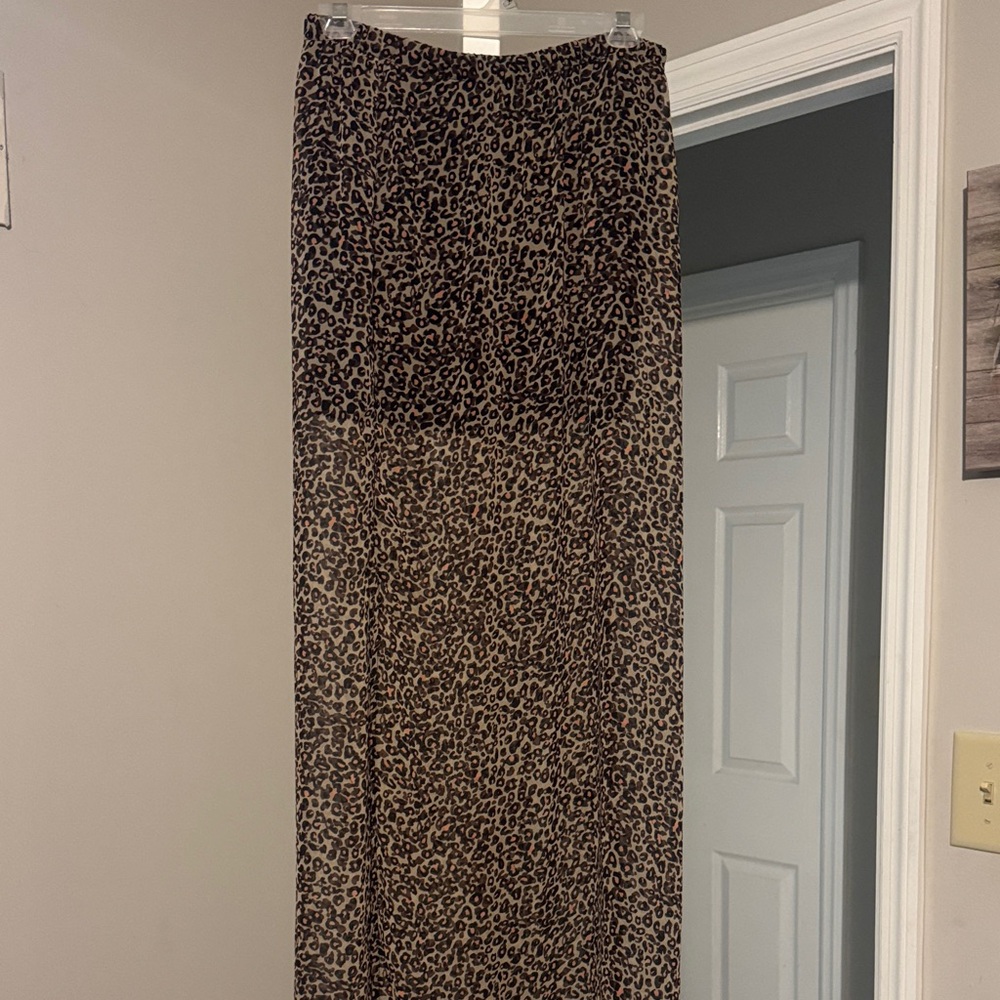 Kirra Leopard Print Pencil Skirt